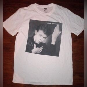 David Bowie "Heroes" Album Cover Tee // Iconic Retro Rock Vibe - Large Unisex